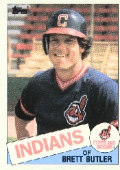 1985 Topps Baseball Cards      637     Brett Butler